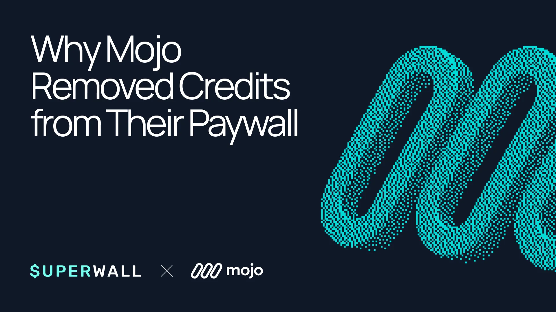 Superwall and Mojo: why Mojo removed credits from their paywall