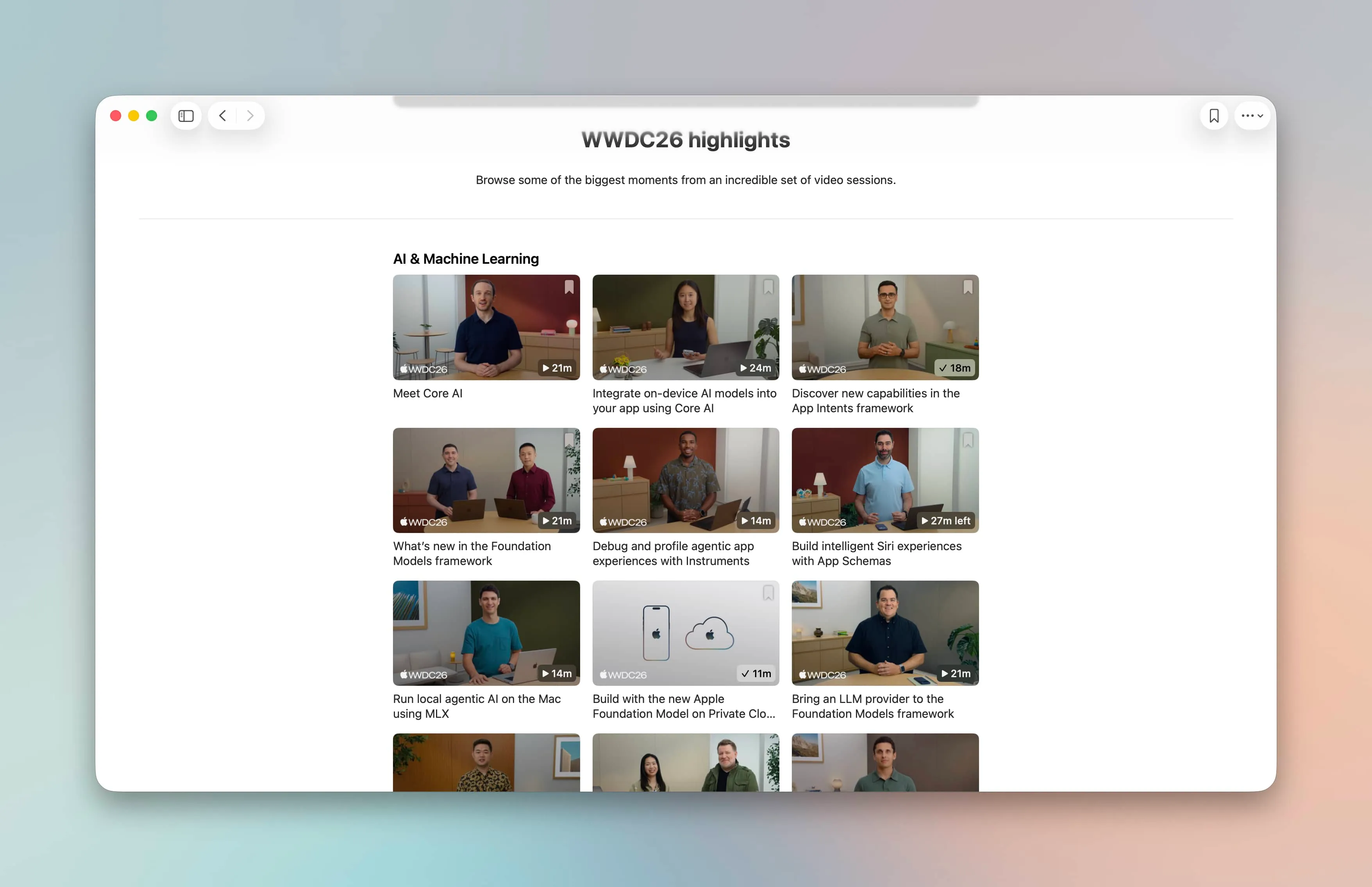 AI Highlights from WWDC 2026