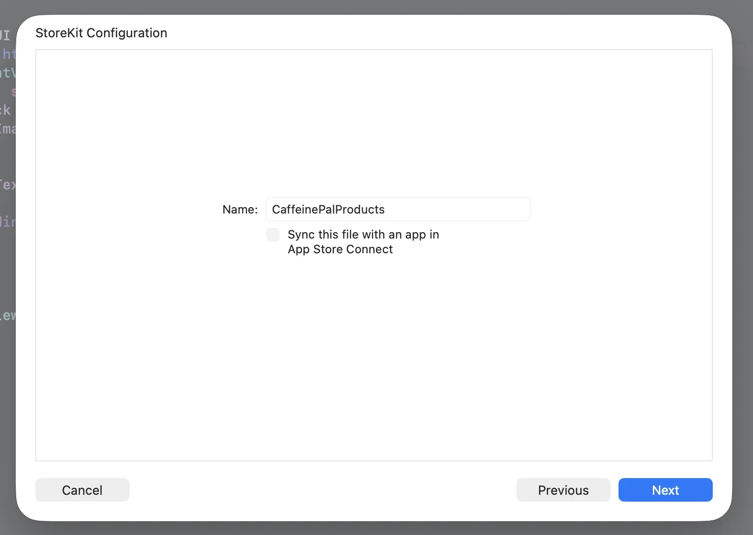 Creating a StoreKit Configuration file in Xcode