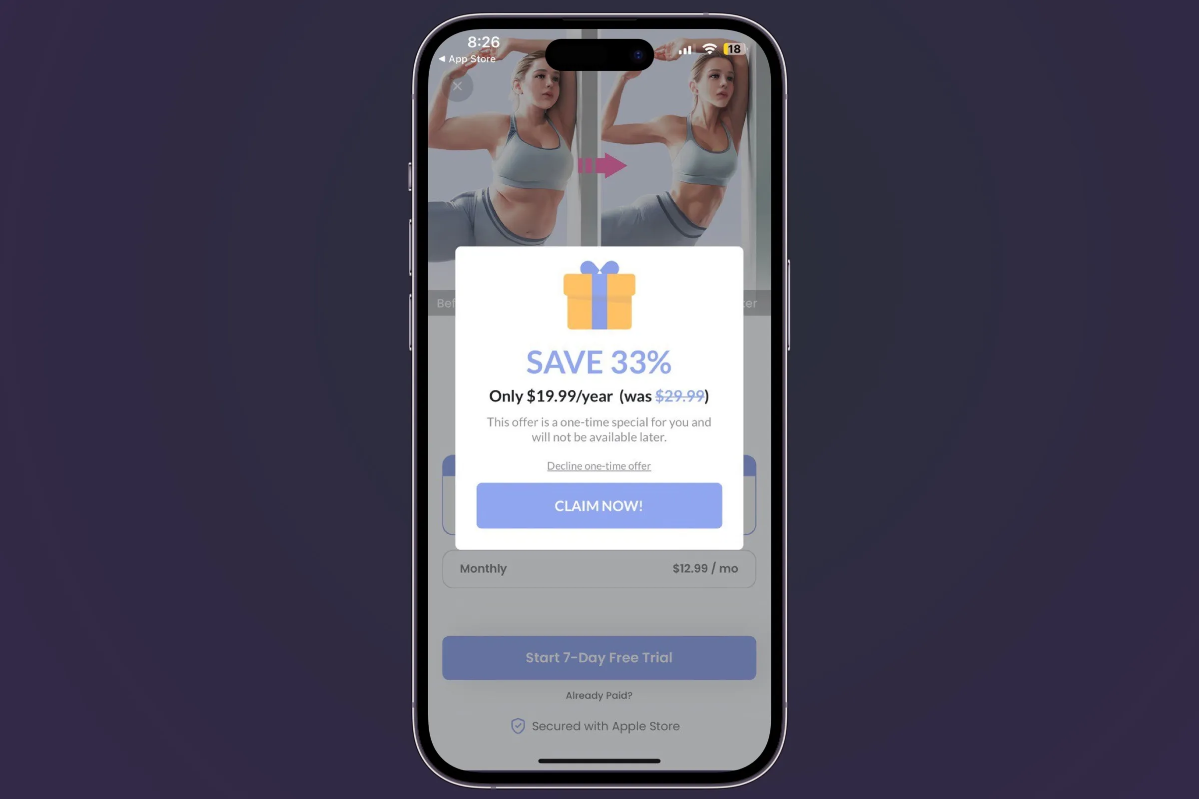 An example of what a second-time offer could look like