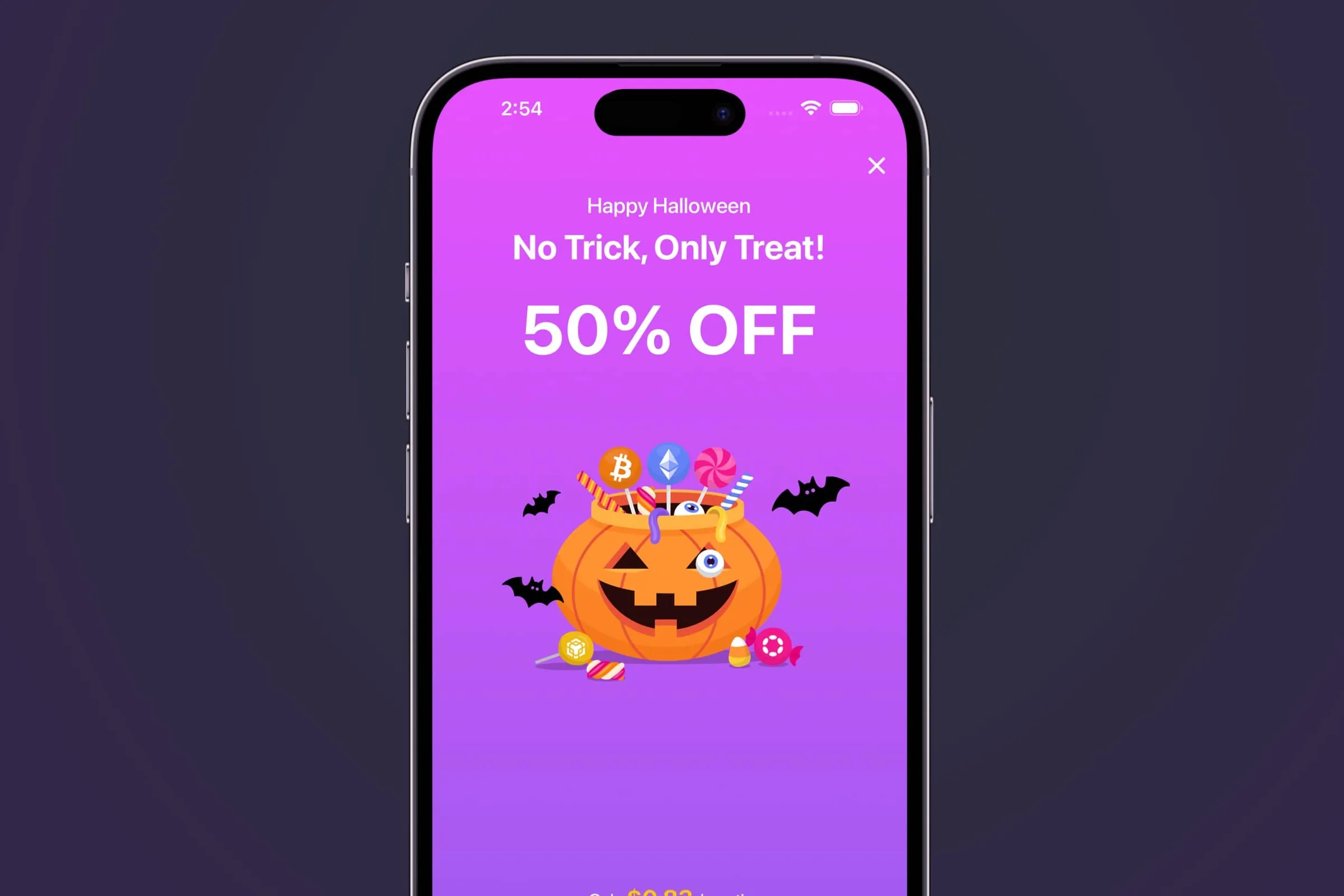 A Black Friday paywall featuring a countdown timer