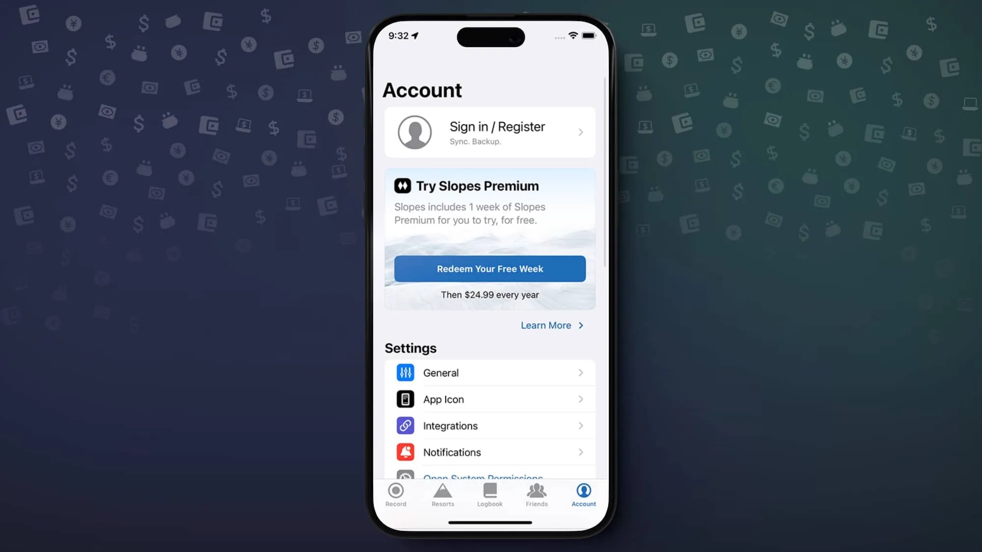 Slope's inline trial call-to-action