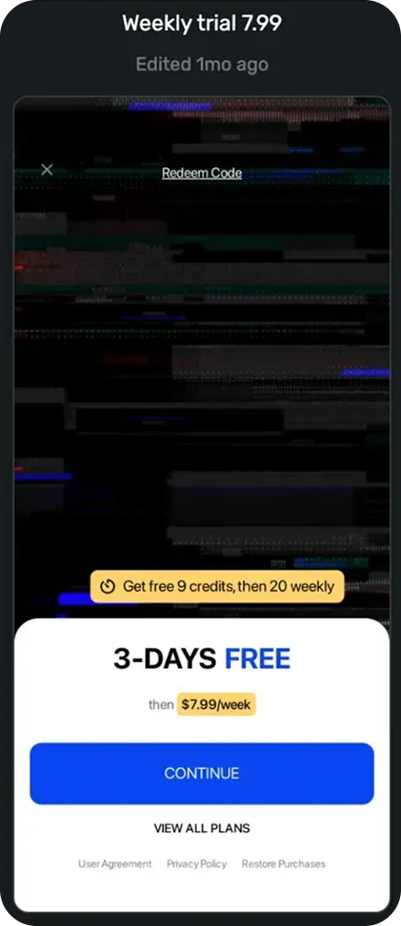 LookLab AI paywall